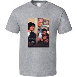 Mrs Doubtfire Movie Tee Robin Williams Comedy Film T Shirt