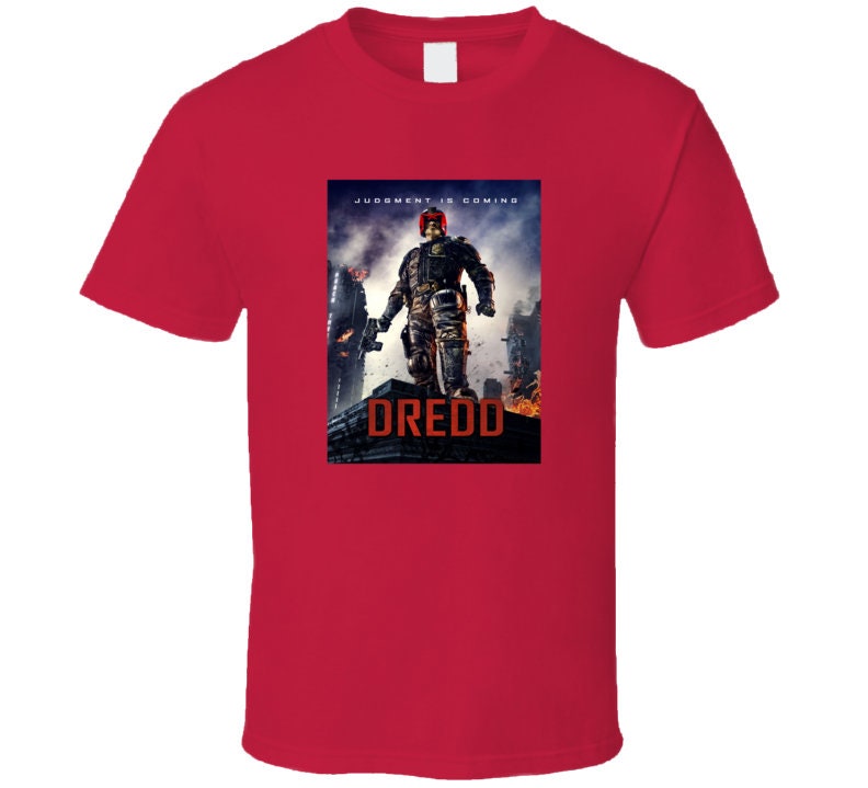 Dredd Movie Tee Cool Action Sci Fi Movies Fan T Shirt