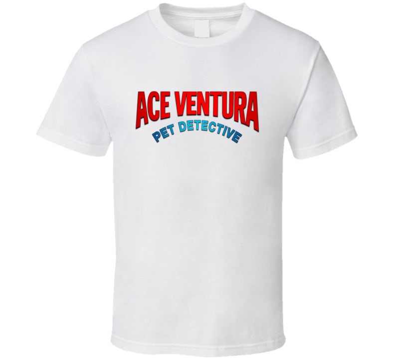 Discover Ace Ventura Pet Detective Logo Tee Cool Movie Halloween Costume T Shirt