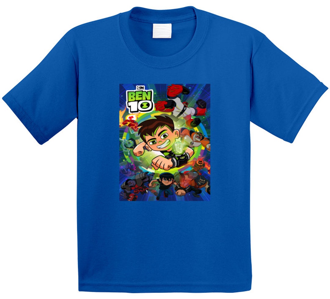 Ben 10 Tee Cool Animado Ninos Tv Show Fan Camiseta Etsy Mexico