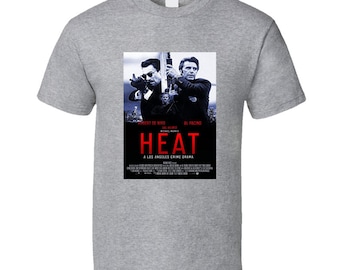 RoseParfaitStore Heat Movie T-Shirt - Neil McCauley, Lieutenant Vincent Hanna, Robert de Niro Tribute Shirt, Val Kilmer Fans Gifts, Vincent Hanna Homage Tee