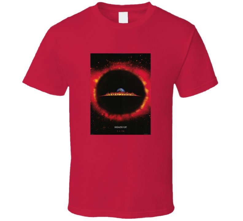 Discover Armageddon Movie Tee Classic Sci-fi Movies T Shirt