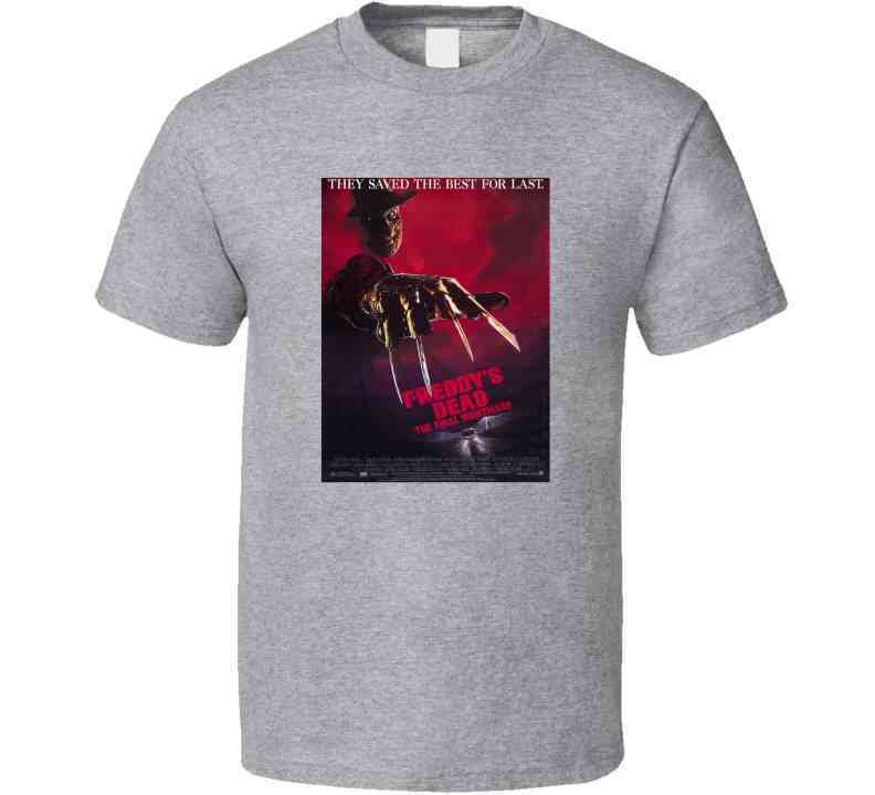 Freddy's Dead the Final Nightmare Movie Tee American Slasher Film