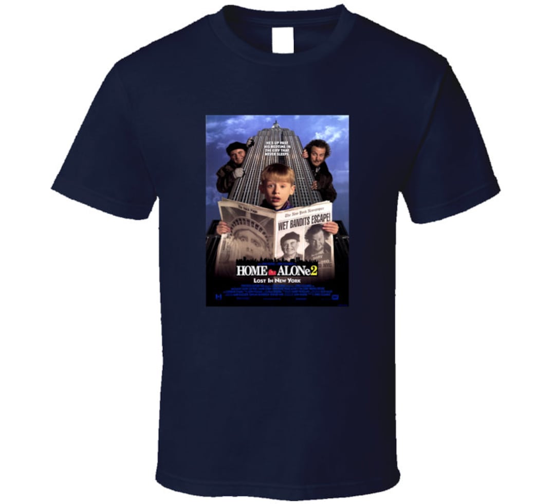  ALONE 2 LOST IN NEW YORK Tシャツ XL Home Alone 2 Lost in New York Movie Tee Classic Holiday Film