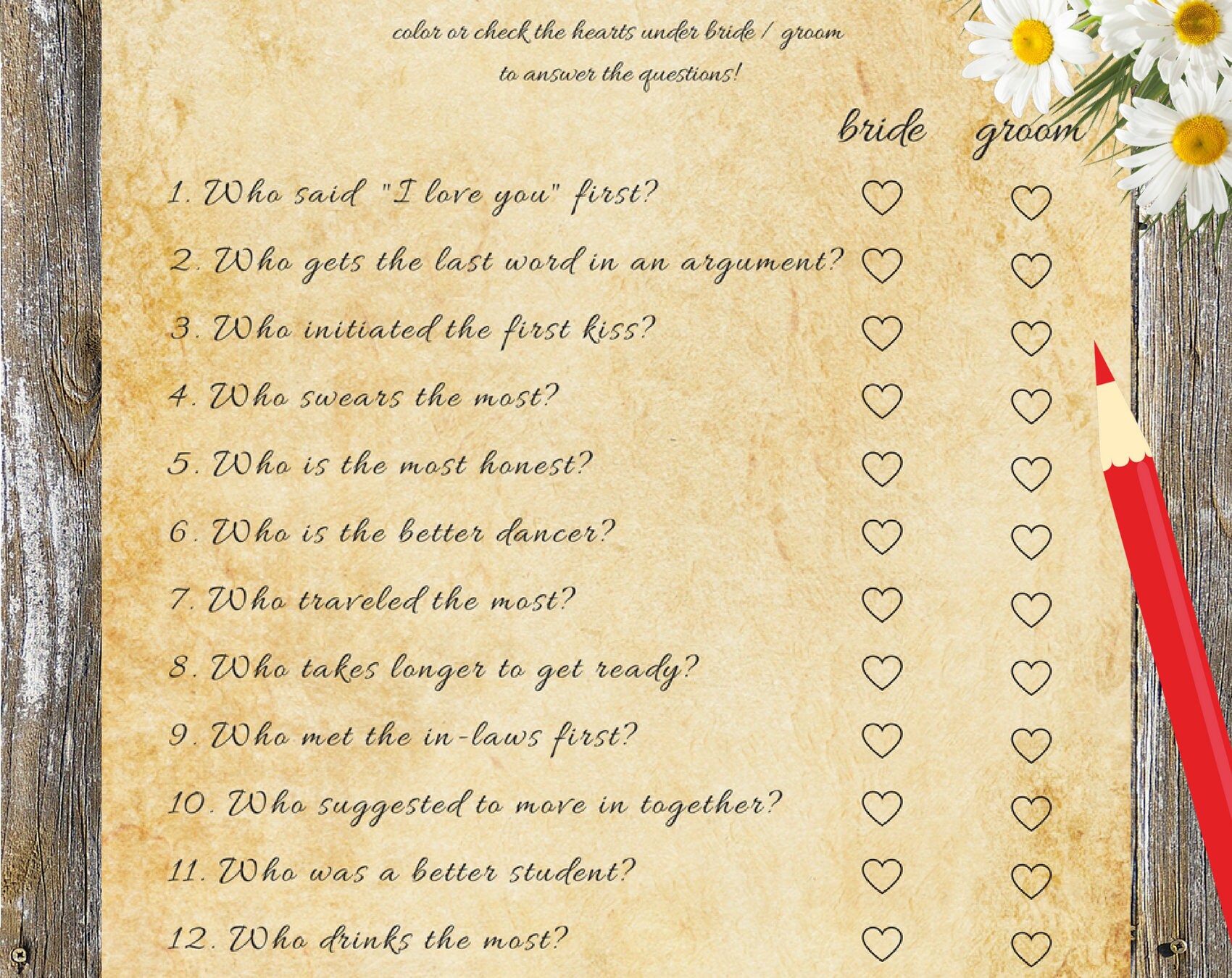 hen party quiz hen party quiz