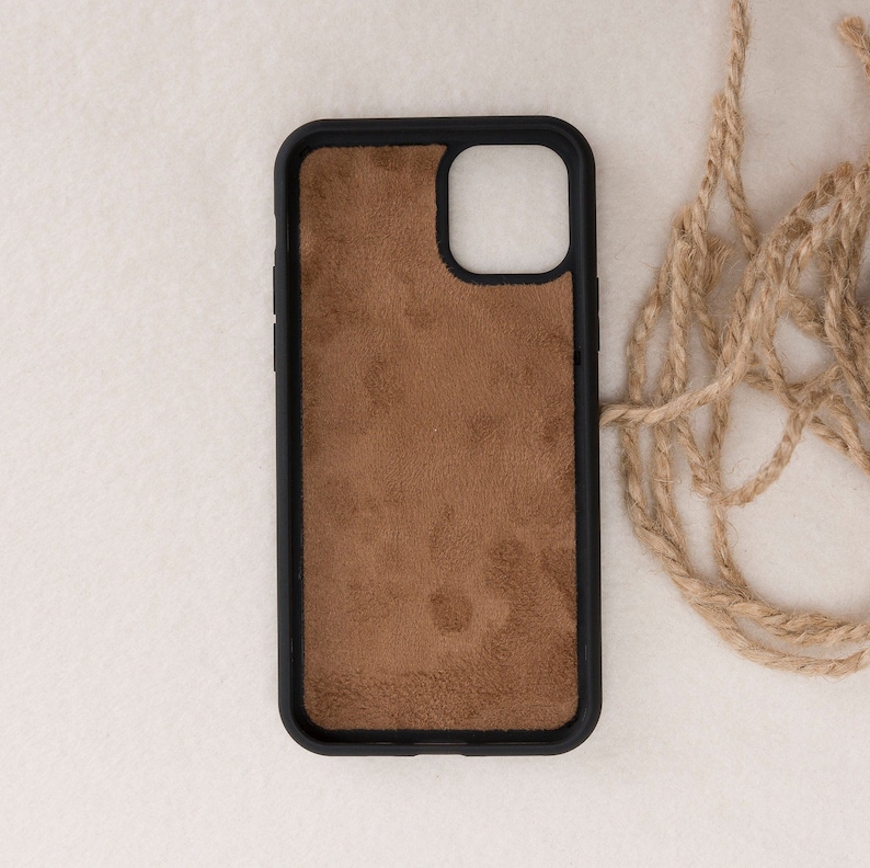 5.4 Free Shipping Iphone 12 Mini Antic Brown Detachable Wallet Case