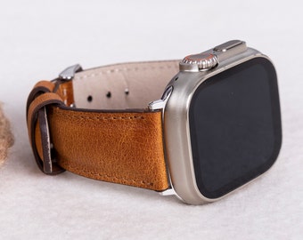 Apple Watch-band van kameelleer