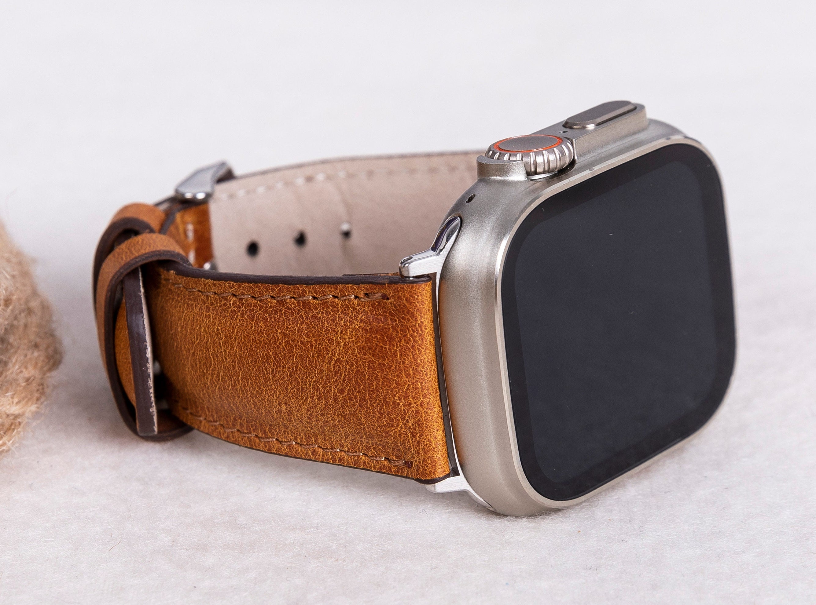 500+ affordable apple watch ultra leather strap For Sale, Wearables &  Smart Watches