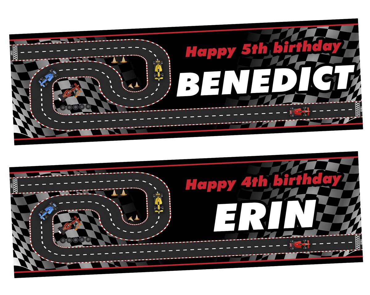 Personalisierbares Geburtstagsbanner Mit Foto-Herzen - Für Indoor & Outdoor, Ca. 90x30 Cm