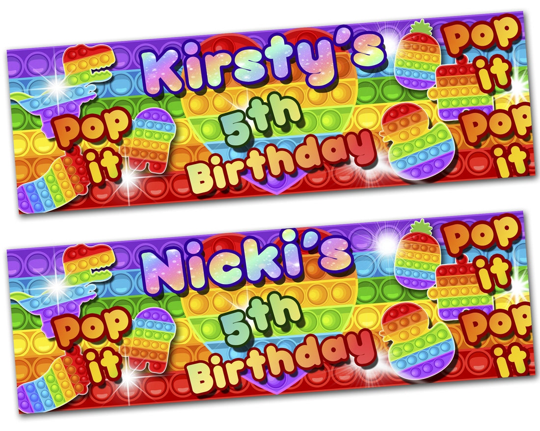 Personalisierbares Geburtstagsbanner Mit Foto-Herzen – Ca. 90x30 Cm, Für Innen & Außen