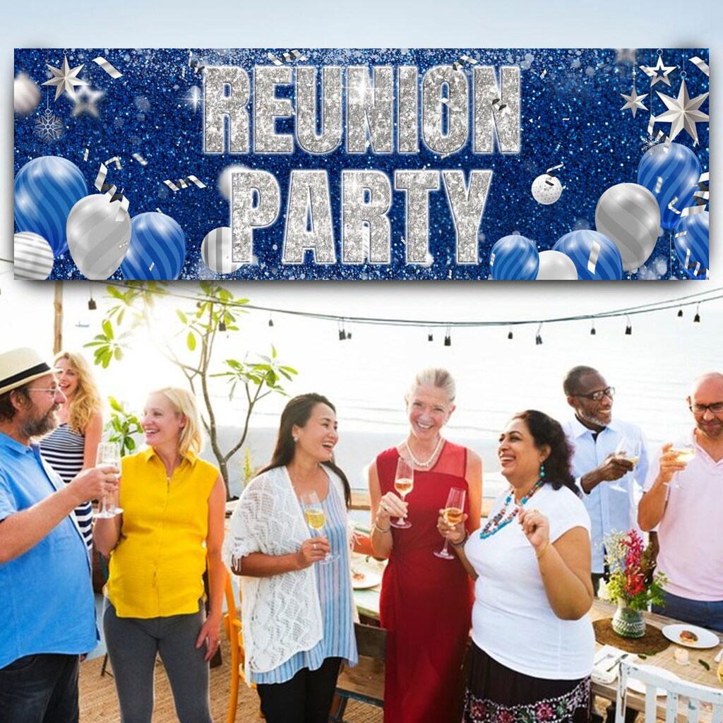 Banner Personalizzato Per Compleanno Con Foto, Nome Ed Età – In Plastica Resistente Per Interni/esterni, Varie Occasioni (blu/rosa/oro)