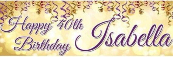 2 Striscioni Personalizzati Per Festa Di Compleanno 18°-50° - Tema Champagne Rosa - Decorazioni - 3