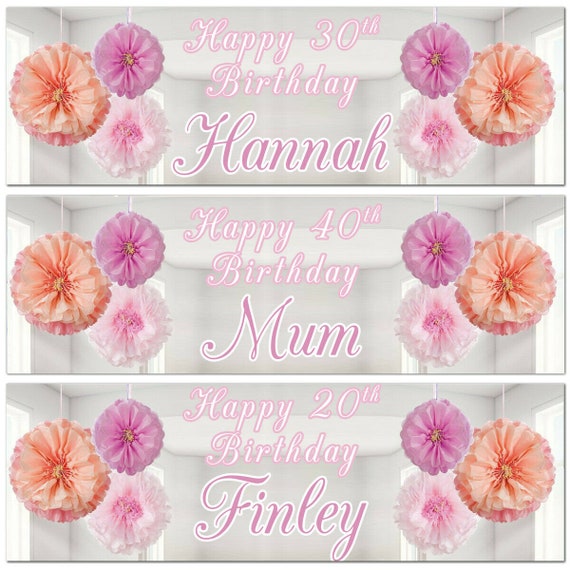 2 Poster Personalizzati Per Festa Di Compleanno, Matrimonio O Anniversario - Decorazione Su Carta