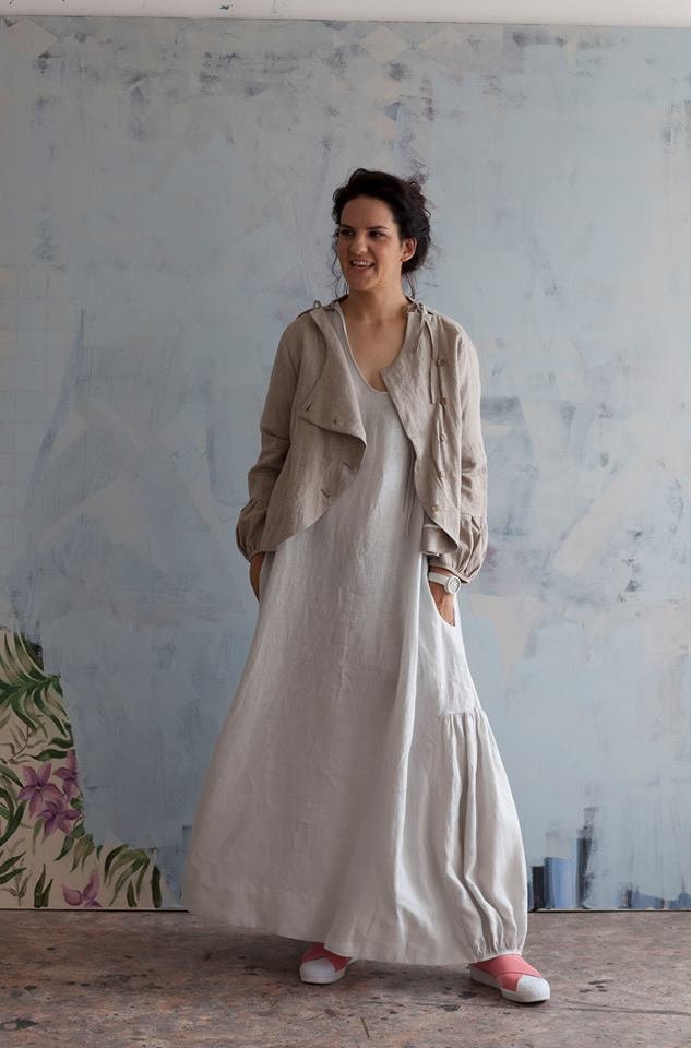 a line dress for women casual Elegant Long Sleeve A-Line Midi Dress for Women  Soft Stretch Fabric   FineLook
