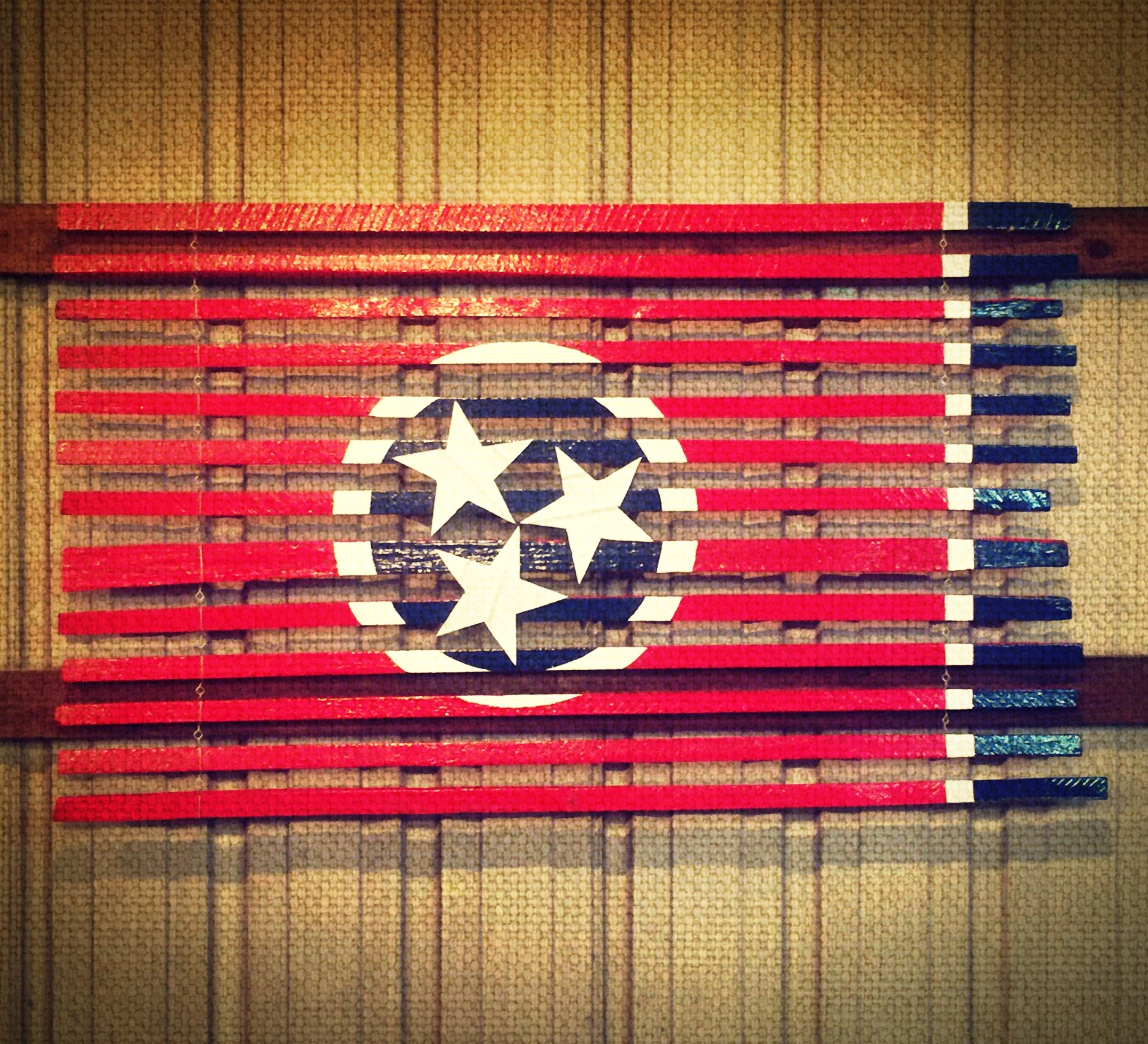 Tennessee Tobacco Stick Flag Etsy