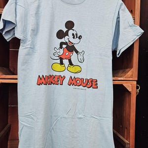 70s Mickey Tee - Etsy