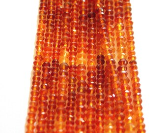 Lowest Prices and Best 100 /% Beautiful Natural and Genuine Citrine /& Garnet Roundel and Oval Faceted Beads Approx 1 Strand 8 inches Long