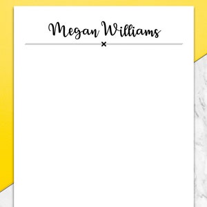 Plantilla de membrete para Word, membrete de negocios personalizado, plantilla estacionaria personalizada diy, papel de membrete de diseño, descarga de impresión