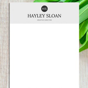Plantilla de membrete para Word, membrete de negocios personalizado, plantilla estacionaria personalizada diy, papel de membrete de diseño, descarga de impresión