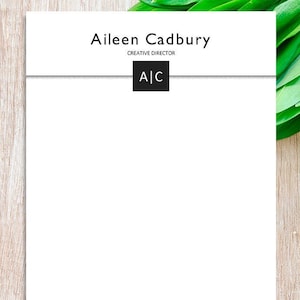 Plantilla de membrete para Word, membrete de negocios personalizado, plantilla estacionaria personalizada diy, papel de membrete de diseño, descarga de impresión
