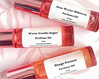 You Choose Perfume Oil, body oil, Roll On, Scented Oil Perfume, Body Fragrance, pink sugar, lavender, mango coconut, fruity pebbles type
