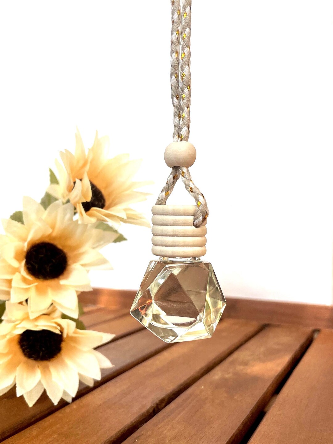 Hanging Car Diffuser, Customize Fragrance, Boho Air Freshener, Pick ...