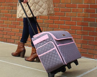 rolling business tote