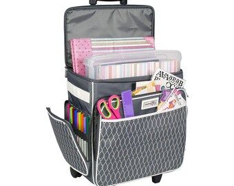 rolling craft tote