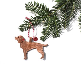 Cocker Spaniel Bauble, Custom Spaniel Gift, Leather Bauble, Working Cocker Spaniel, Christmas Tree , Dog Bauble, Spaniel Ornament, Pet Gifts