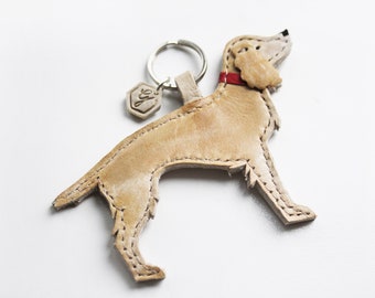 Custom Cocker Spaniel Keyring, Working Cocker Spaniel, Spaniel Gift, Spaniel, Customised Leather Keyring, Cocker Spaniel, Dog accessory