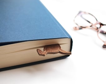 Leather Dog Bookmark, Custom, Sausage Dog, Minature Dachshund, Dachsie, Booklover Gift, Bespoke, Teens, Doxie, Birthday, 3rd Anniversary