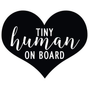 Baby On Board Decal, Tiny Human On Board, Car Decal, Decals For Cars, Decal Stickers-Motorcycle Bumper Sticker-Car Window Decal Sticker