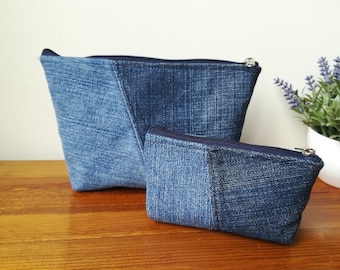 denim pouches