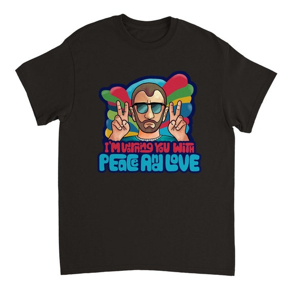 I'm Warning You With Peace and Love Ringo Starr Beatles T-shirt - Etsy