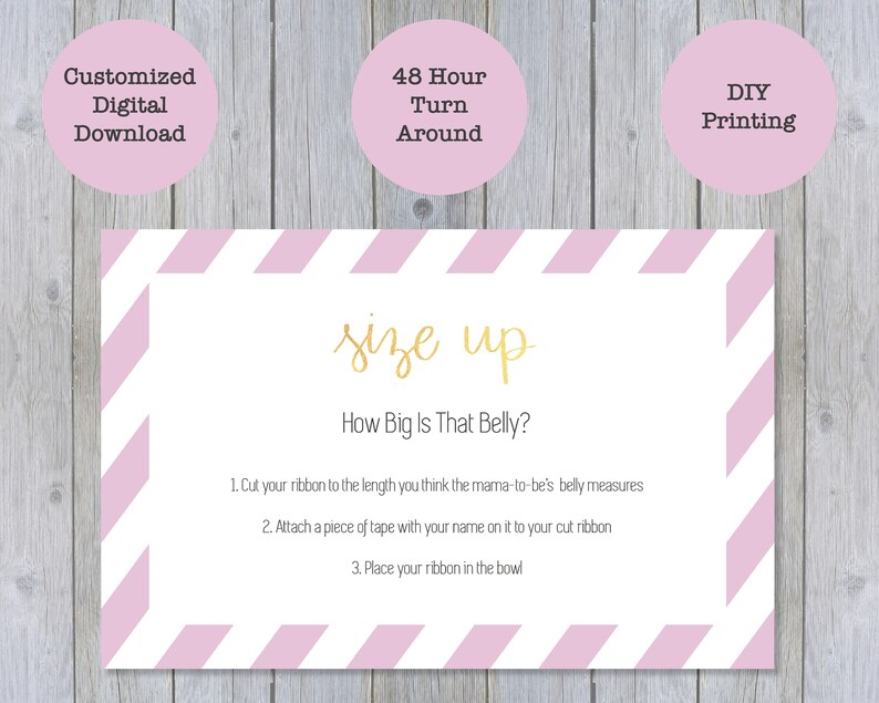 Baby Shower Belly Game Measure Belly Game Baby Shower Games Etsy Baby Shower Belly Game Measure Belly Game Baby Shower Games Etsy