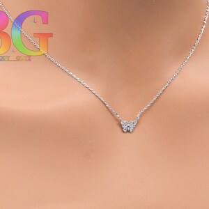 Sterling Silver Butterfly Necklace