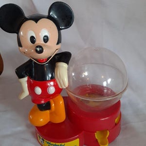 Vintage Mickey Mouse Gumball Machine - Etsy