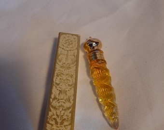 Frasco vintage raro en caja, mini perfume Avon Regence 1/8 fl oz 1 Dram ¡Lleno!