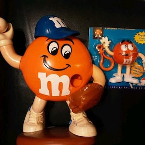 M&m Orange Candy Dispenser - Etsy