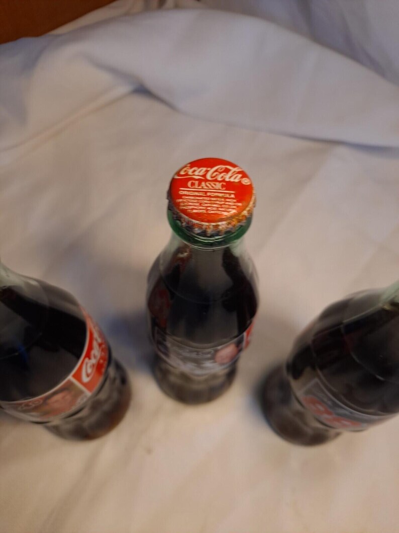 Lote de 4 botellas familiares de Coca-Cola Nascar Racing de Ricky Dale, Kansas City imagen 8