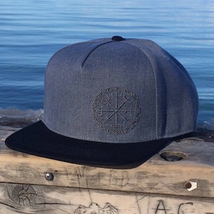 Runic Compass Snapback Hat