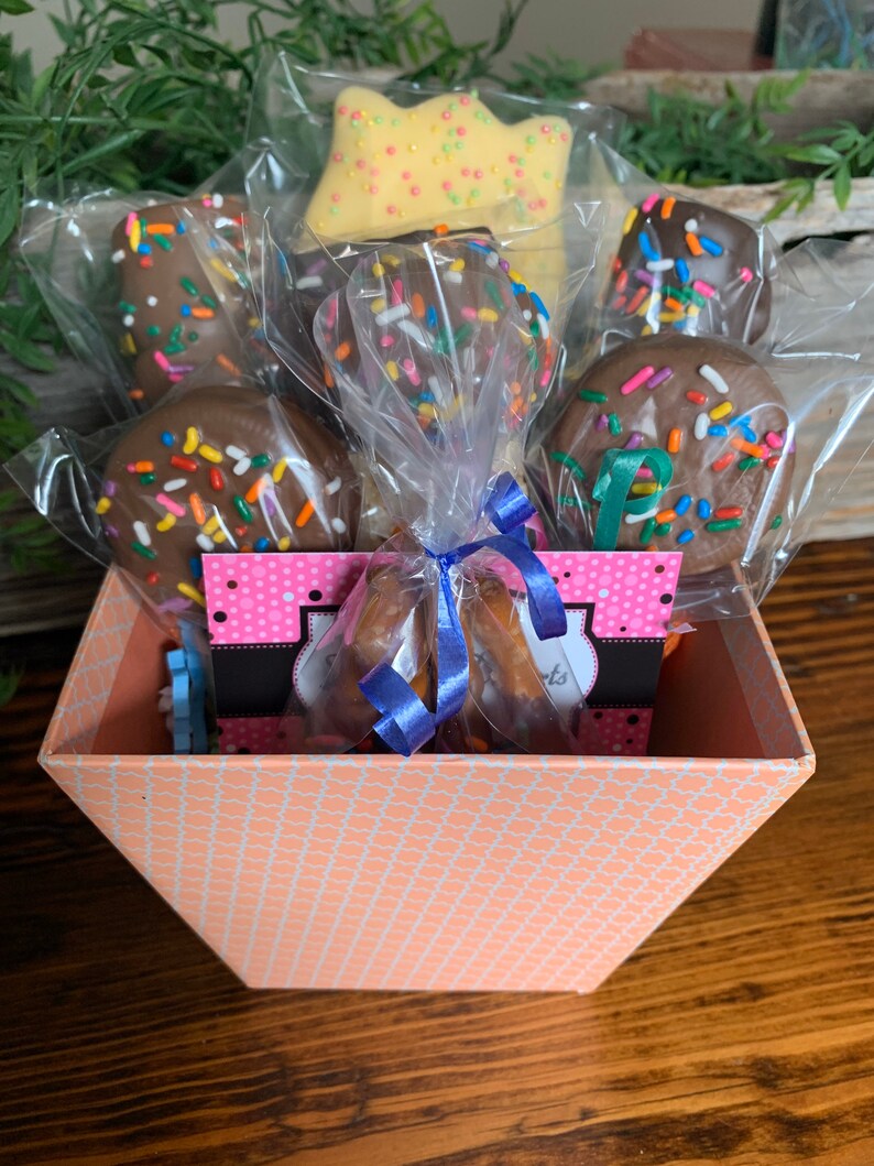 Orange Chocolate Gift Basket Mothers Day Gift Chocolate Etsy