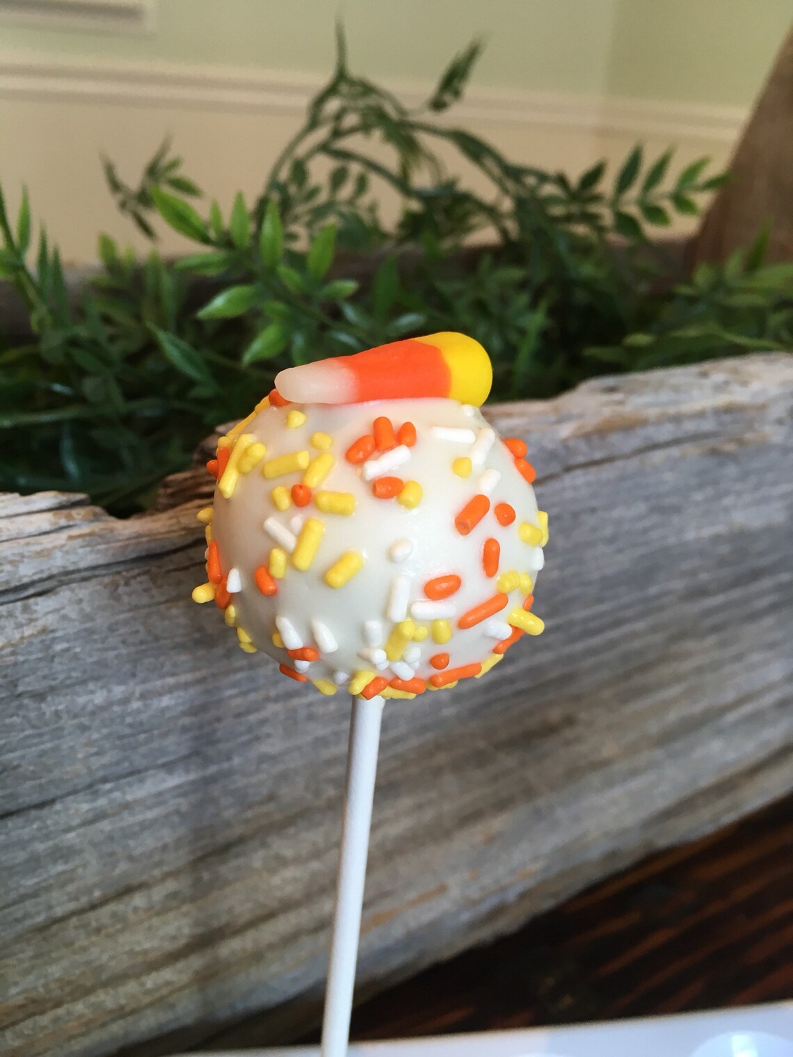 Candy Corn Cake Pops Thanksgiving Cake Pops Assorted Fall Etsy