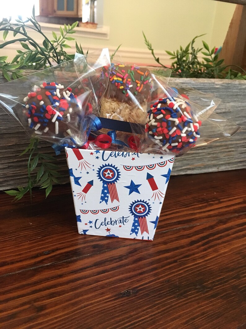 Patriotic Chocolate Gift Basket Mini Gift Basket Gourmet