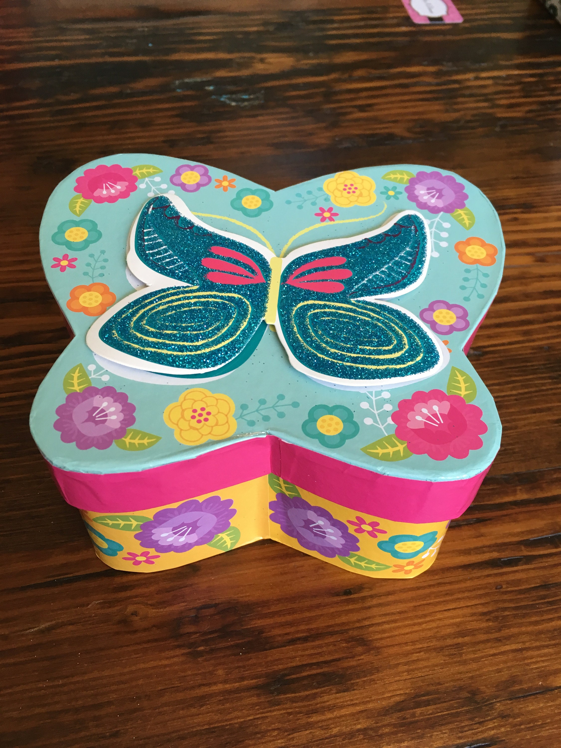 Chocolate Butterfly Gift Box Butterfly Gifts Valentines Etsy