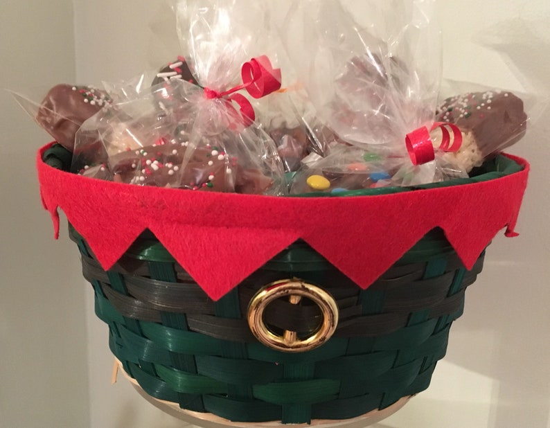 Premium Chocolate Christmas Gift Basket Chocolate Gift Etsy