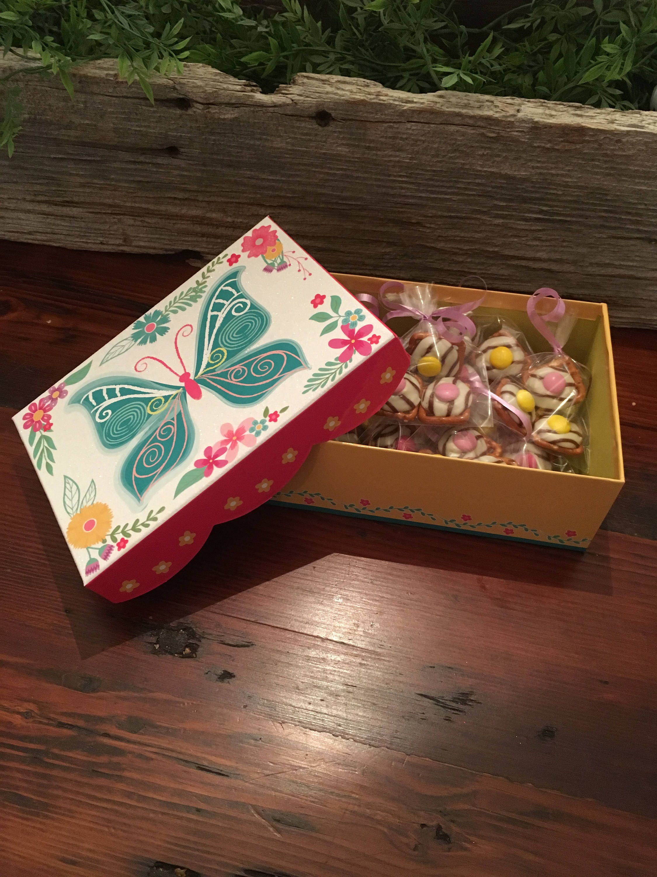 Chocolate Gift Box Gourmet Gift Ideas Chocolate Pretzel Etsy