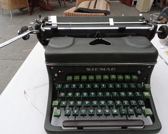 Siemag II T bellissima macchina da scrivere del 1951 non funzionante