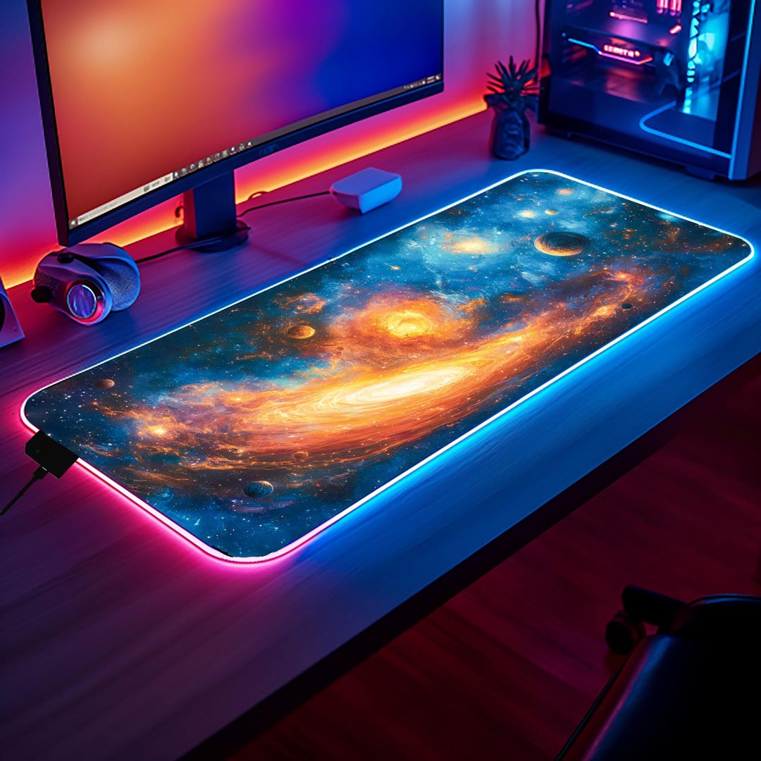 Rgb Desk Mat Extended Large