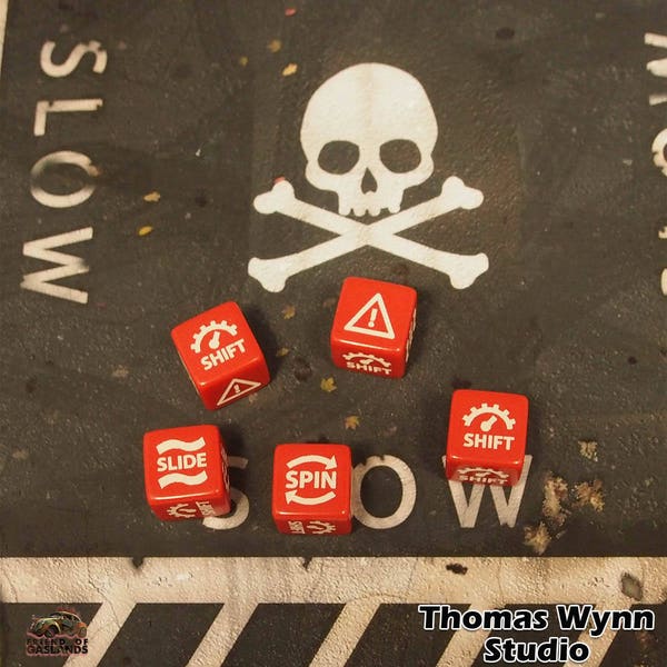 Gaslands Skid Dice